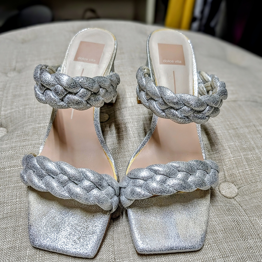 Dolce Vita Metallic Braided Women's Sandals